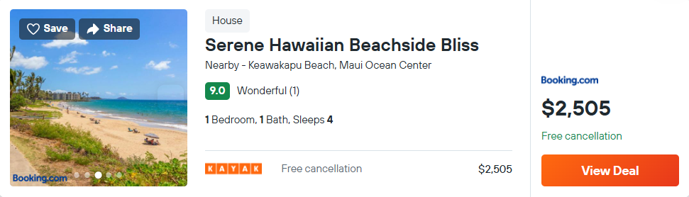 Serene Hawaiian Beachside Bliss